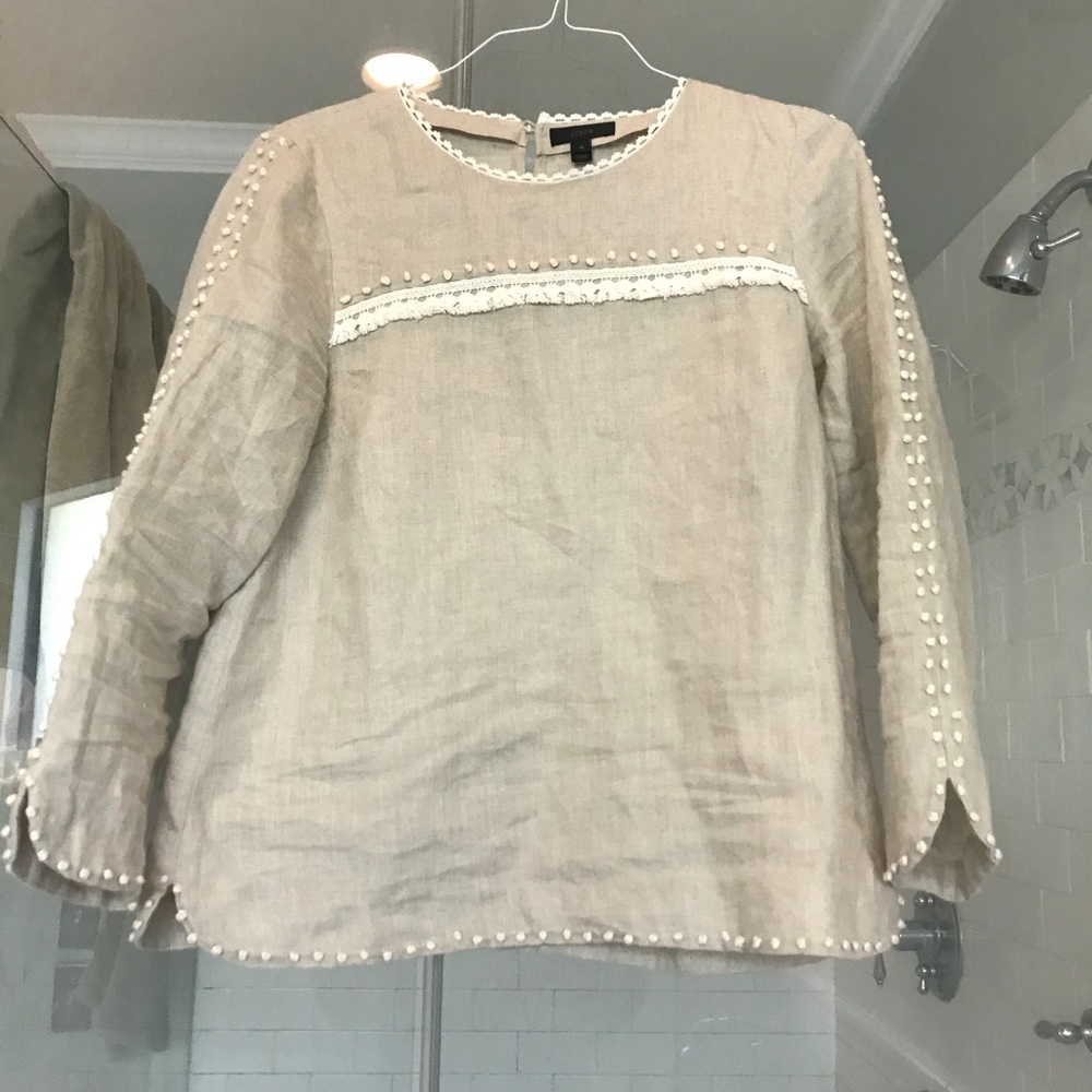 Linen Spring/Beach Top - Picture 3 of 5
